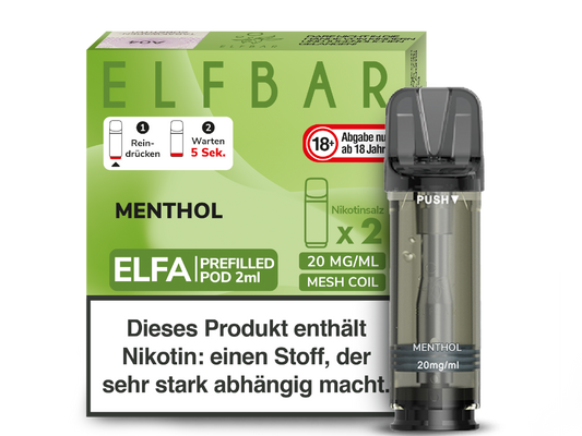 ELFA - Prefilled Pod - Menthol