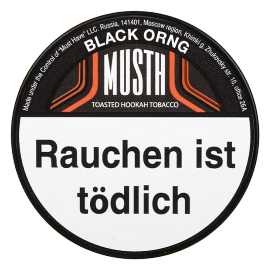 MustH - Black Orng - 125g