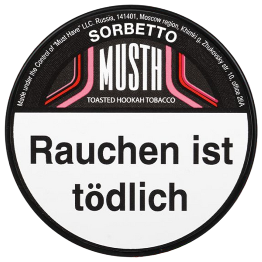 MustH - Sorbetto - 125g