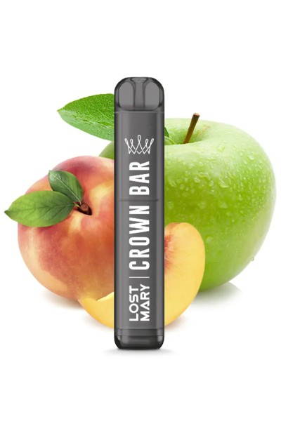 Al Fakher Crown Bar - Peach Green Apple - 20mg - ShishaBaba