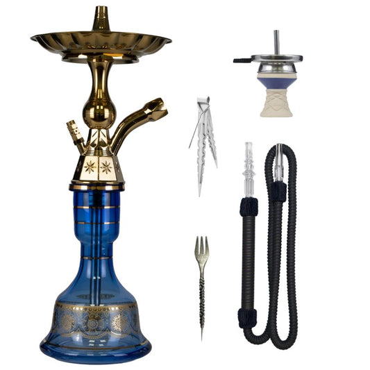 Luna Hookah - Small Tradi - Light Blue - ShishaBaba