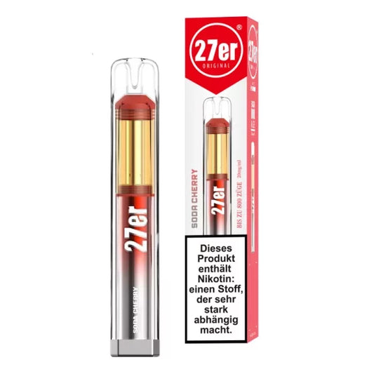 27er Vape - Soda Cherry - 20mg - ShishaBaba