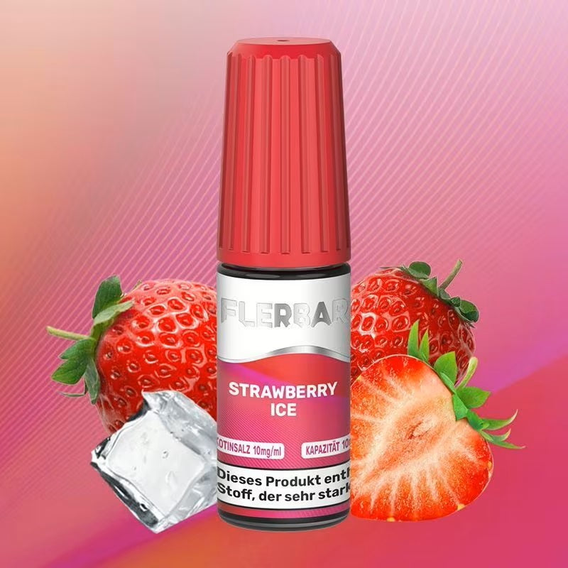 Flerbar Liquid 10ml - Strawberry Ice - 10mg