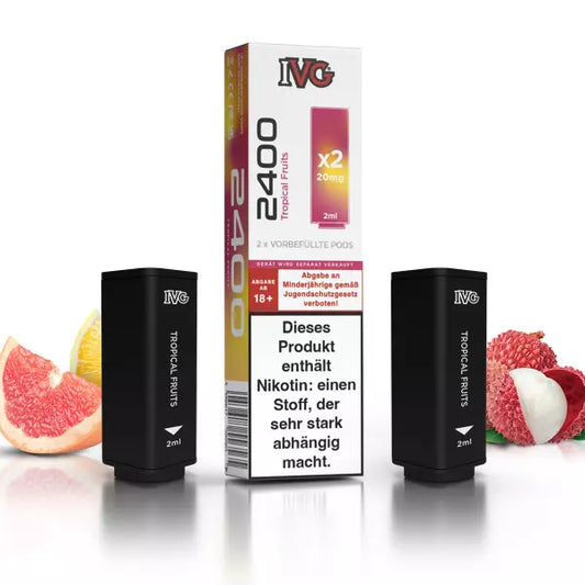 IVG - Prefilled Pod - Tropical Fruits - ShishaBaba